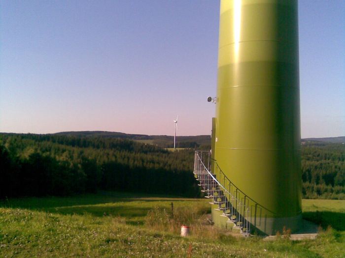 Rumpf des Windrades bei Dannenberg