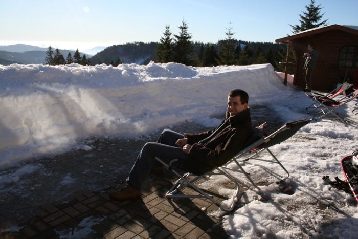 Terrasse der Todtnauer Hütte