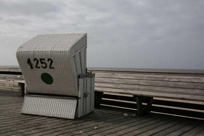 Strandkörbe bei La Grande Plage