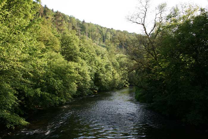 Die Wupper am Rüdendenkmal